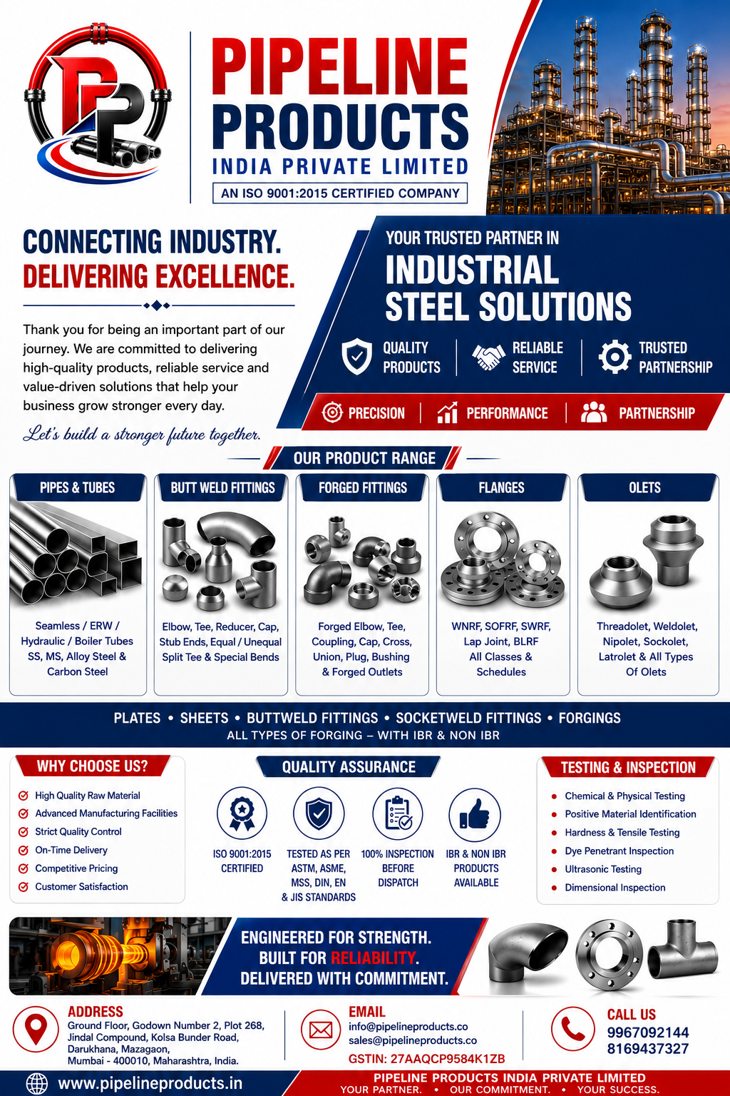 Pipeline Products India